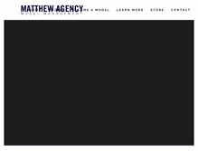 Tablet Screenshot of matthewagency.com